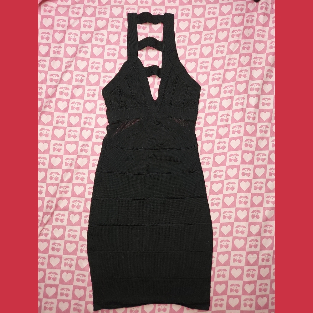 Wow couture Little Black Dress visible front